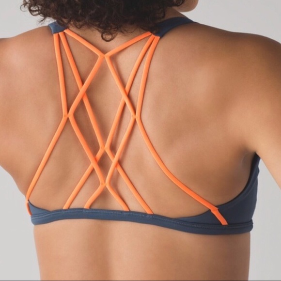 lululemon athletica Other - LuluLemon Free To Be Zen Astro Blue & Neon Orange